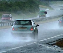 Driving in the rain